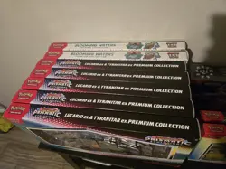 Pokemon Lucario Ex & Tyranitar Ex AND 151 Blooming Waters Premium Collections - Image 1