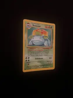 Pokemon Wizards Of The Coast Base Set Venusaur Holo Rare 15/102 - Image 2