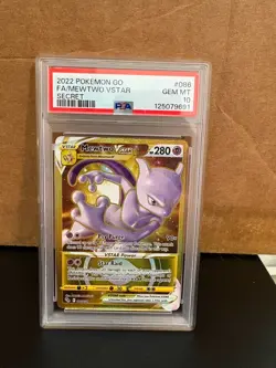2022 Pokemon Go - Mewtwo VSTAR #086/078 [PSA 10] - Image 1