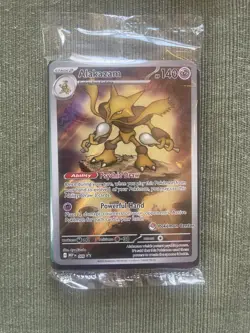 Alakazam 009 and Riolu 010 Black Star Promo Pokemon Center stamp - SEALED 🔥 - Image 2