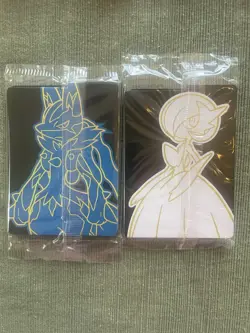 Alakazam 009 and Riolu 010 Black Star Promo Pokemon Center stamp - SEALED 🔥 - Image 4