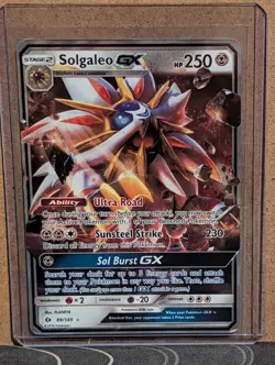 Pokemon TCG Solgaleo GX Full Art 89/149 Sun & Moon Ultra Rare Holo NM 2017 - Image 5