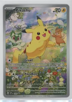 Pikachu (Paldea Adventure Chest) Holo Pokemon Scarlet & Violet Black Star Promo - Image 1