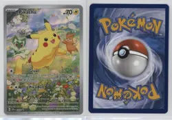 Pikachu (Paldea Adventure Chest) Holo Pokemon Scarlet & Violet Black Star Promo - Image 3