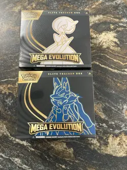 Pokemon Mega Evolution Elite Trainer Box ETB Set of 2 New Sealed - Image 1