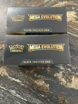 Pokemon Mega Evolution Elite Trainer Box ETB Set of 2 New Sealed - Image 2