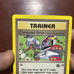 Computer Error 16 Pokemon Black Star Promo Non-Holo Vintage 2000 NM/MINT c521 - Image 2