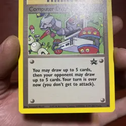 Computer Error 16 Pokemon Black Star Promo Non-Holo Vintage 2000 NM/MINT c521 - Image 3