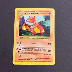Vintage Pokemon WOTC Base Set Shadowless Charmeleon #24/102 - Image 1