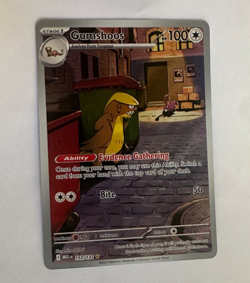 Pokemon Gumshoos 153/132 Me01: Mega Evolution Full Art Holo Near Mint - Image 1