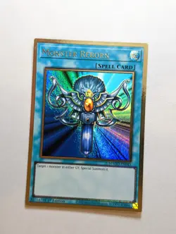 Monster Reborn - MAGO-EN045 - Premium Gold Rare 1st Edition - Image 1