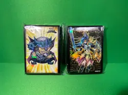 Yu-Gi-Oh Sealed Dragon Knight Black Magician Girl & Judge Man Sleeves 2023 New - Image 1
