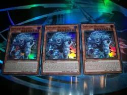 3x Danger! Bigfoot! Alt Art 1st Edition Ultra Rare RA03-EN019 Yu-Gi-Oh! - Image 1