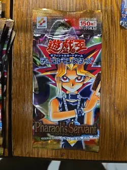 YUGIOH PHARAOH'S SERVANT BOOSTER JAPANESE U.RARE SEALED PACK UNOPENED JAPAN X1 - Image 1