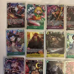 One Piece TCG SR LOT of 25 Foil Cards English Mixed Sets All NM - Image 2