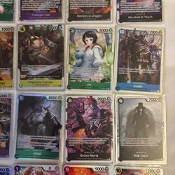 One Piece TCG SR LOT of 25 Foil Cards English Mixed Sets All NM - Image 4