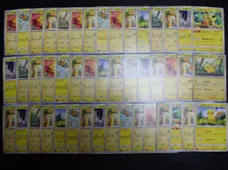 Pokemon Card Non Holo Shining Pikachu Lot Of 46 SET 023/071 025/165 etc #5560 - Image 1