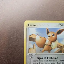 Eevee 63/100 Pokemon EX Sandstorm Card Regular Unlimited - NM - Image 2