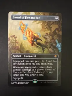 Sword of Fire and Ice Borderless Special Guests, Regular Card, NM/M Condition - Image 1