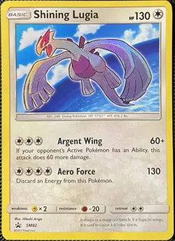 Shining Lugia SM82 Sm Holo - Pokemon Card - Image 1