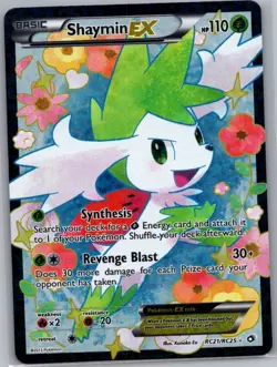 Shaymin EX RC21/RC25 Legendary Treasures: Radiant Collection - Pokemon Card - NM - Image 1