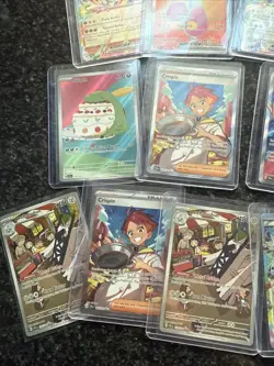Pokemon Stellar Crown Card Lot NM Non Played With Cinderace Terapagos Crispin - Image 2