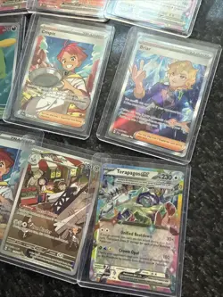 Pokemon Stellar Crown Card Lot NM Non Played With Cinderace Terapagos Crispin - Image 3