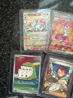 Pokemon Stellar Crown Card Lot NM Non Played With Cinderace Terapagos Crispin - Image 4