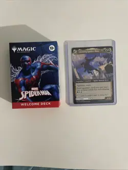 NYCC COMIC CON Magic The Gathering Spider-Man Welcome Deck & PROMO CARD - Image 1