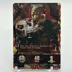 Resident Evil Deck Building Game Nemesis T-Type MA-007 Infected Card Bandai - Image 1