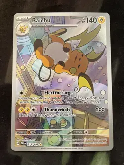 Raichu 211/193 Sv02: Paldea Evolved Holo Pokemon Card Full Art Electric Type - Image 1