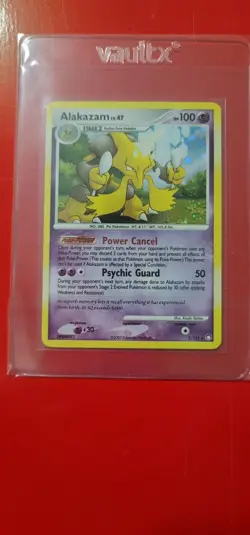 Pokemon Alakazam TCG Holo Rare Card 2/123 D&P: Mysterious Treasures - Image 1