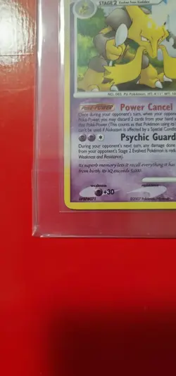 Pokemon Alakazam TCG Holo Rare Card 2/123 D&P: Mysterious Treasures - Image 5