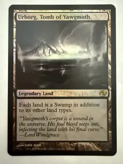 MTG: Urborg, Tomb of Yawgmoth Rare Foil Card Planar Chaos 165 -LP to Near Mint - Image 1