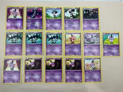 GOTHITA, GOTHORITA, & GOTHITELLE LOT OF POKEMON CARDS - SET BUILDING 16 CARDS - Image 1