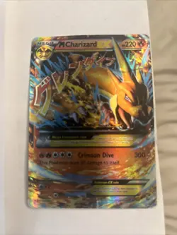 Pokemon TCG MEGA M Charizard EX 13/106 XY Flashfire Holo Ultra Rare Card MP - Image 1