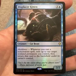 MTG Displacer Kitten FOIL Commander Legends: Baldur's Gate NM/M - Image 1