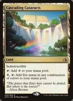 1 Cascading Cataracts NM Near Mint English Amonkhet MTG Magic the Gathering - Image 1
