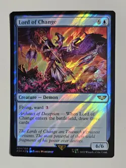 MTG Lord of Change Surge Foil Warhammer 40,000 40K Magic NM R - Image 1