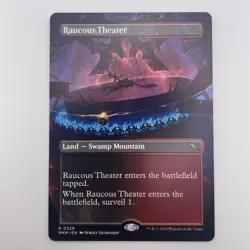 1xMTG Raucous Theater-Borderless-Murders at Karlov Manor-NM - Image 1