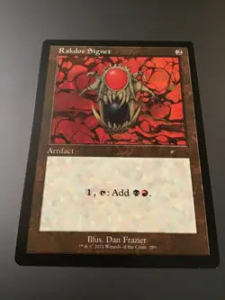 MTG Secret Lair #289 Retro Frame Rakdos Signet - Image 1