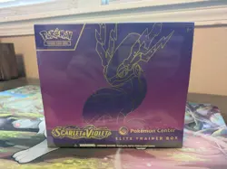 Scarlet and Violet Base Set Pokemon Center Exclusive ETB (Miraidon) New - Image 1