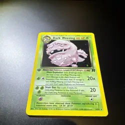 Dark Weezing 1st Edition Holo WOTC 2000 Team Rocket 14/82 NM Pokemon - Image 2
