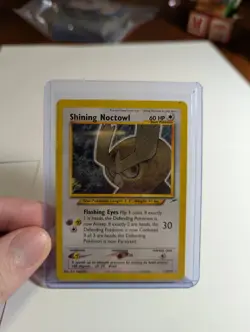 Pokemon Shining Noctowl TCG 110/105 Neo Destiny Holo Rare MP - Image 1
