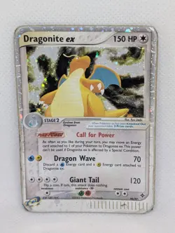 Dragonite ex 90/97 Dragon Holo Ultra Rare Pokemon TCG Nintendo e-reader vintage - Image 1