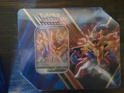 Pokemon TCG: 2020 Legends of Galar Tin - Zamazenta V - Factory Sealed 820650807107 - Image 1