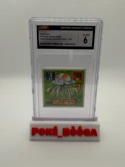 1996 Pokemon Amada Hyper Sticker Collection Part 1 Tentacruel #073 CGC EX/NM 6 - Image 1