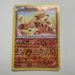 Growlithe RC4/RC25 Legendary Treasures: Radiant Collection Reverse Holo Pokemon - Image 1