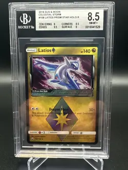 BGS 8.5 Pokemon - Latios Prism Star - 108 - SM Celestial Storm - Image 1