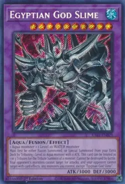 Yugioh! Egyptian God Slime - RA01-EN029 - Secret Rare - 1st Edition Near Mint, E - Image 1